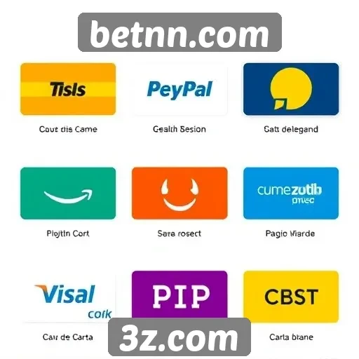 Comparativo entre métodos de pagamento disponíveis no betnn.com